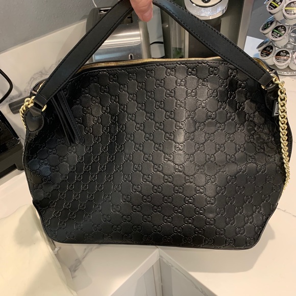 Gucci  Black Miss Gg Ssima Hobo with storage bag - Picture 2 of 5